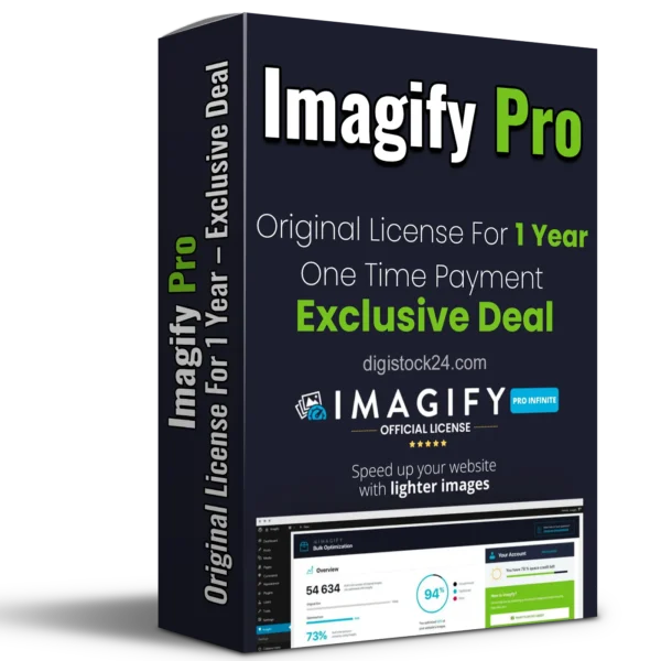 Imagify Pro - Original License for 1 Year - Exclusive Deal